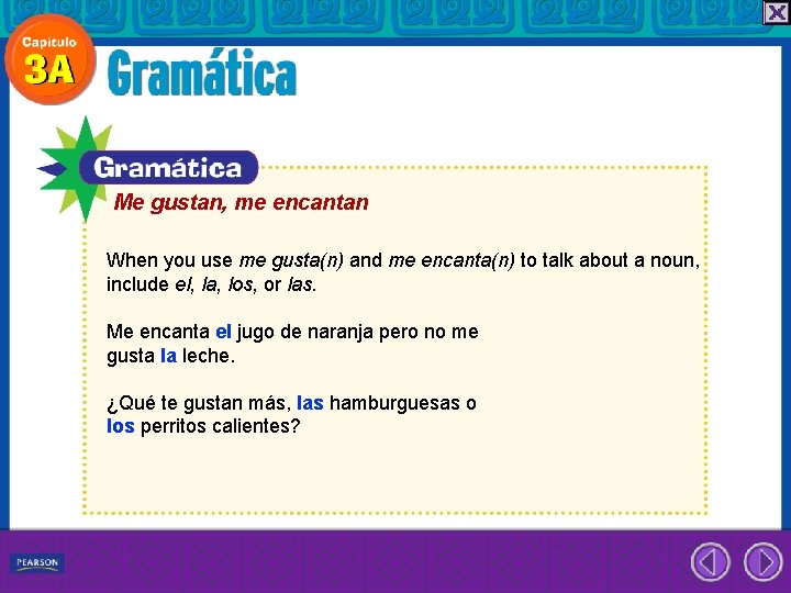 Me gustan, me encantan When you use me gusta(n) and me encanta(n) to talk