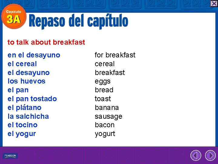 to talk about breakfast en el desayuno el cereal el desayuno los huevos el