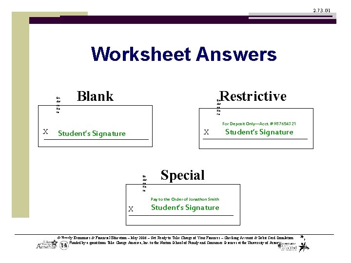 2. 7. 3. G 1 Worksheet Answers En dor se He re Blank Restrictive