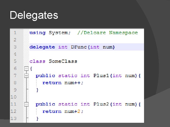 Delegates 