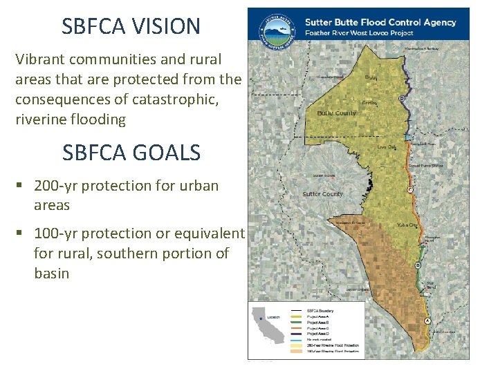 SBFCA VISION Vibrant communities and rural areas that are protected from the consequences of