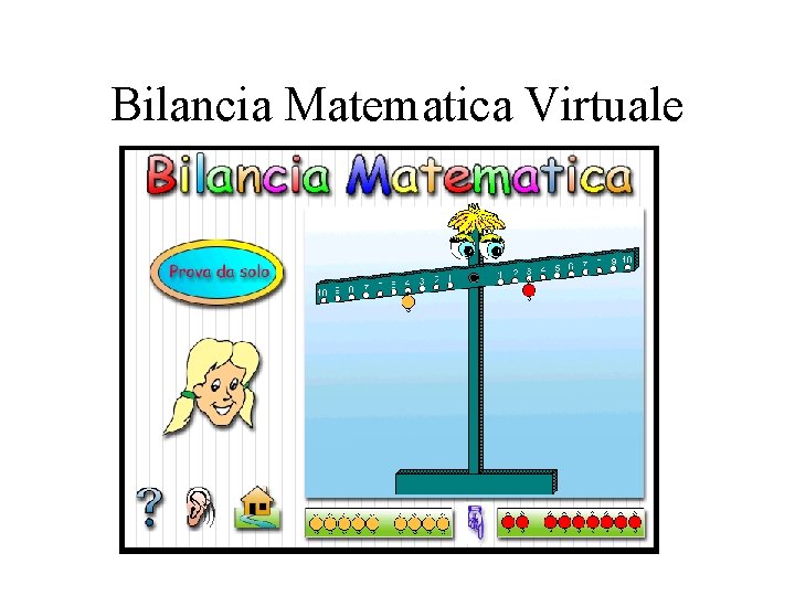 Bilancia Matematica Virtuale 