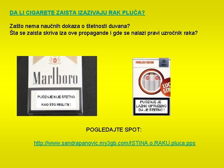 DA LI CIGARETE ZAISTA IZAZIVAJU RAK PLUĆA? Zašto nema naučnih dokaza o štetnosti duvana?