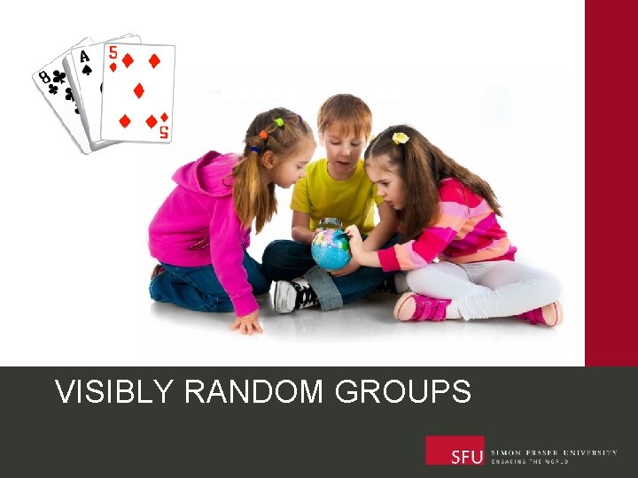 VISIBLY RANDOM GROUPS 