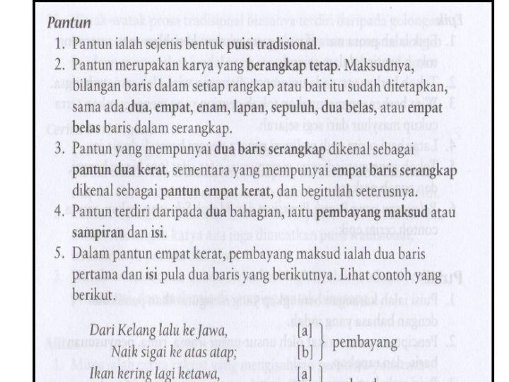 Apakah yda tahu tentang pantun? 
