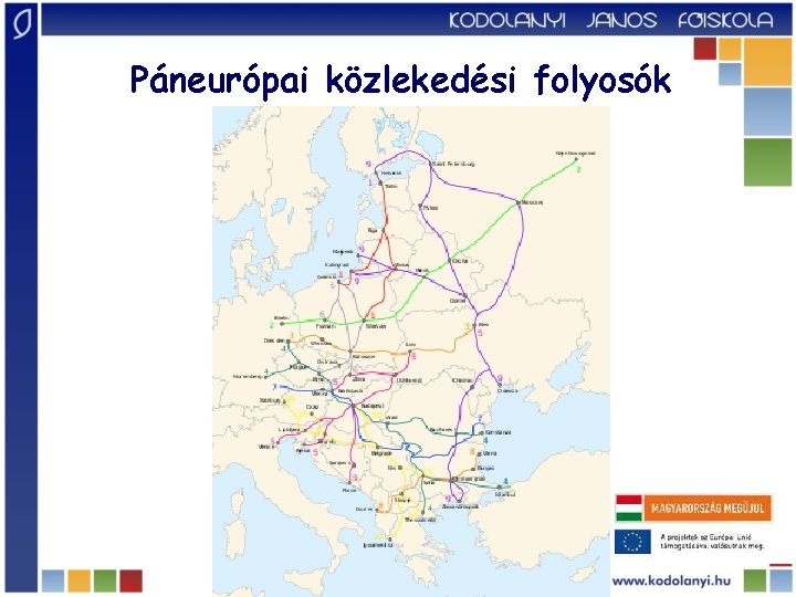 Páneurópai közlekedési folyosók 