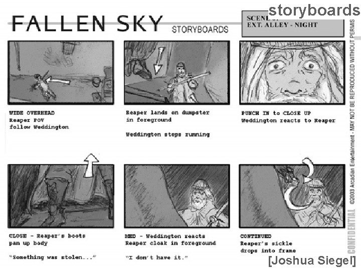 storyboards [Joshua Siegel] 