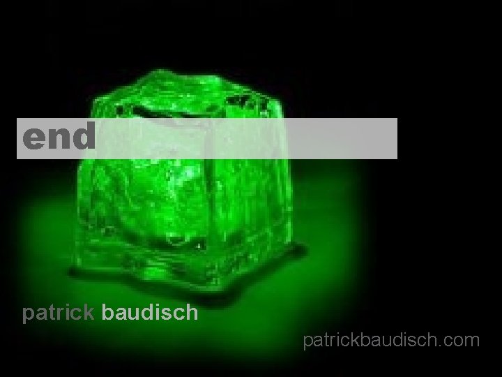 end patrick baudisch patrickbaudisch. com 