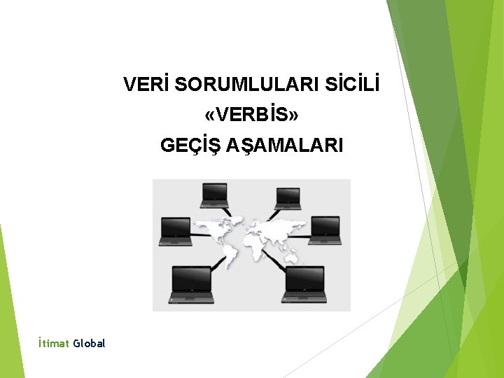 VERİ SORUMLULARI SİCİLİ «VERBİS» GEÇİŞ AŞAMALARI İtimat Global 