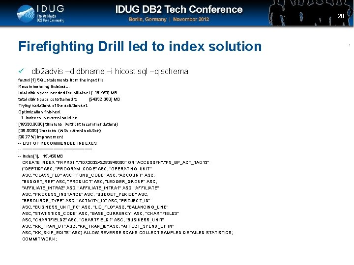 Click to edit Master title style Firefighting Drill led to index solution ü db