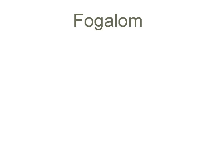 Fogalom 