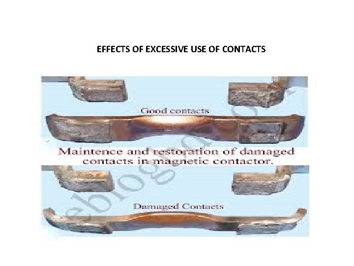 EFFECTS OF EXCESSIVE USE OF CONTACTS EFFECTS OF EXCESSIVE USE OF CONTACTS