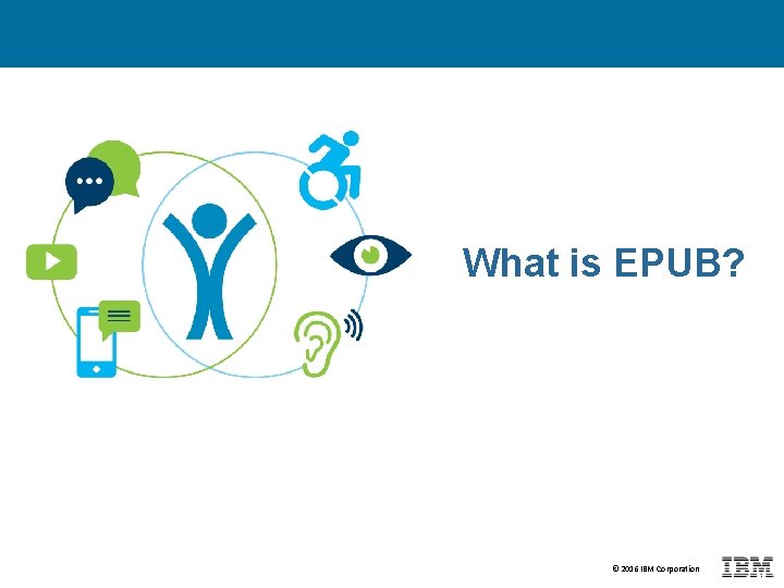 What is EPUB? © 2016 IBM Corporation 