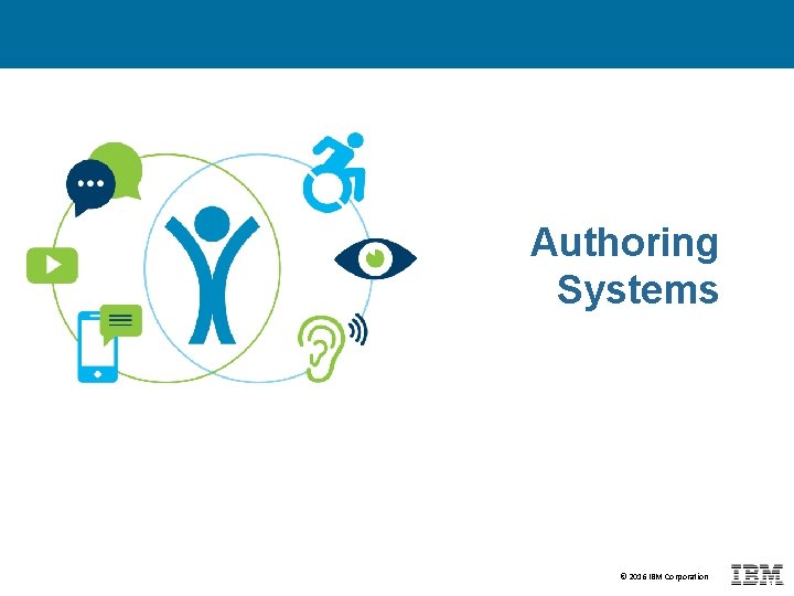 Authoring Systems © 2016 IBM Corporation 