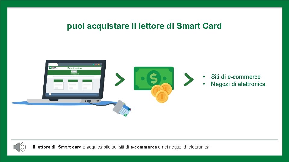 DOVE ACQUISTARE LETTORE puoi acquistare il lettore di Smart Card > > • Siti