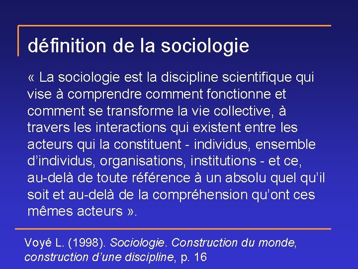 introduction la sociologie gnrale cours 2 BUT comprendre