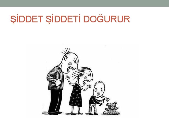 ŞİDDETİ DOĞURUR 