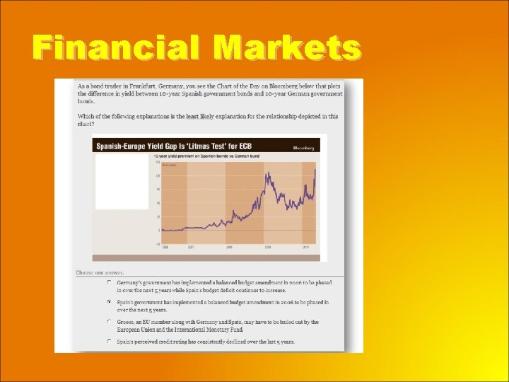 Financial Markets 