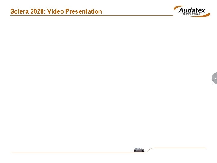 Solera 2020: Video Presentation 20 