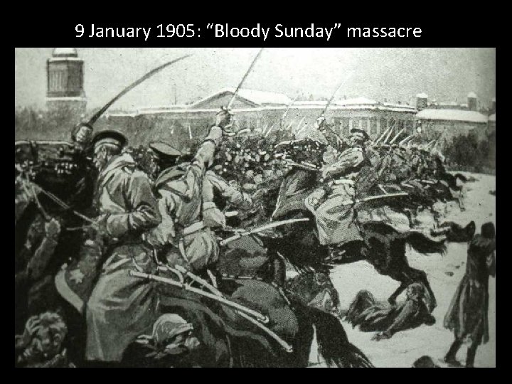9 January 1905: “Bloody Sunday” massacre 