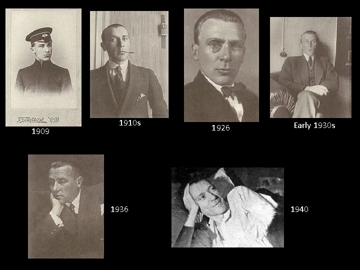 1909 1910 s 1936 1926 Early 1930 s 1940 
