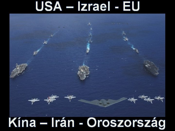 USA – Izrael - EU Kína – Irán - Oroszország 