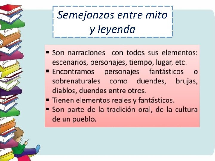 Semejanzas entre mito y leyenda 