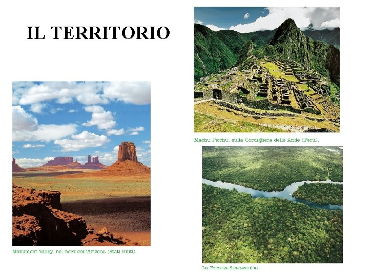 IL TERRITORIO 