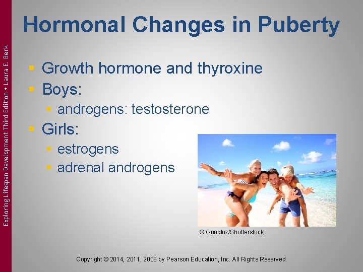 Exploring Lifespan Development Third Edition Laura E. Berk Hormonal Changes in Puberty § Growth