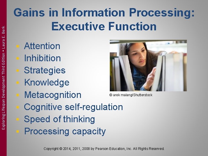 Exploring Lifespan Development Third Edition Laura E. Berk Gains in Information Processing: Executive Function