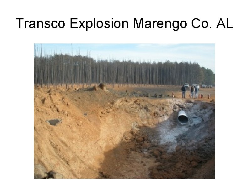 Transco Explosion Marengo Co. AL 