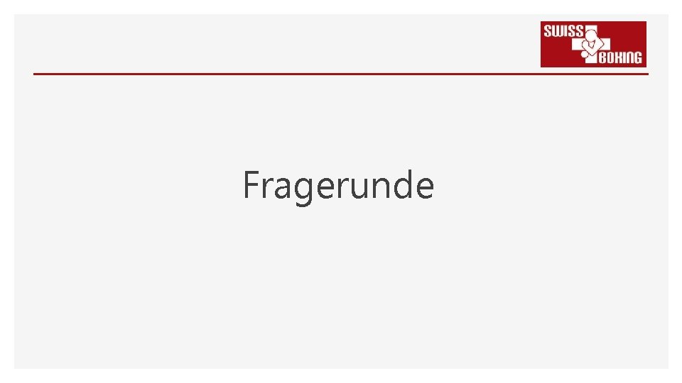 Fragerunde 