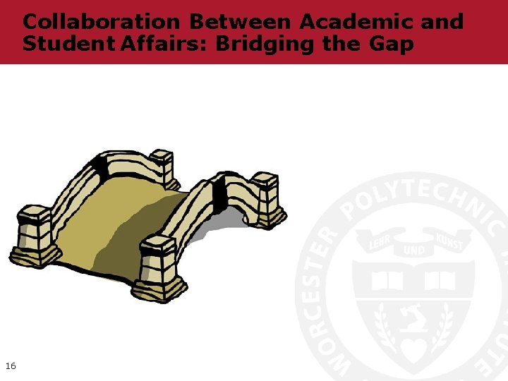 Collaboration Between Academic and Student Affairs: Bridging the Gap 16 