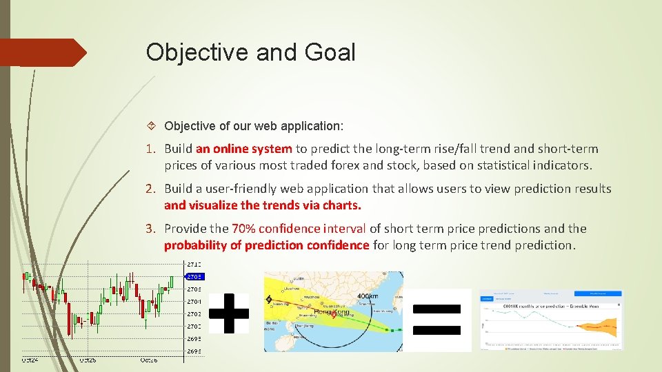 Objective and Goal Objective of our web application: 1. Build an online system to
