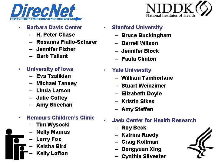  • Barbara Davis Center – H. Peter Chase – Rosanna Fiallo-Scharer – Jennifer