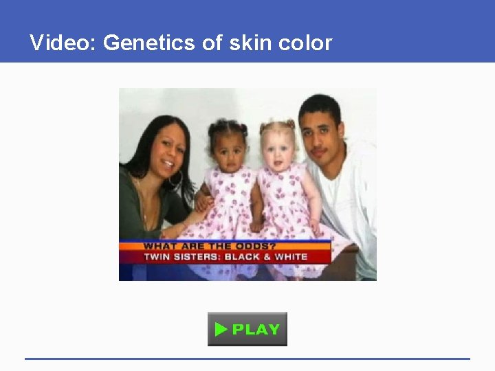 Video: Genetics of skin color 