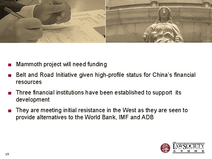 ■ Mammoth project will need funding ■ Belt and Road Initiative given high-profile status