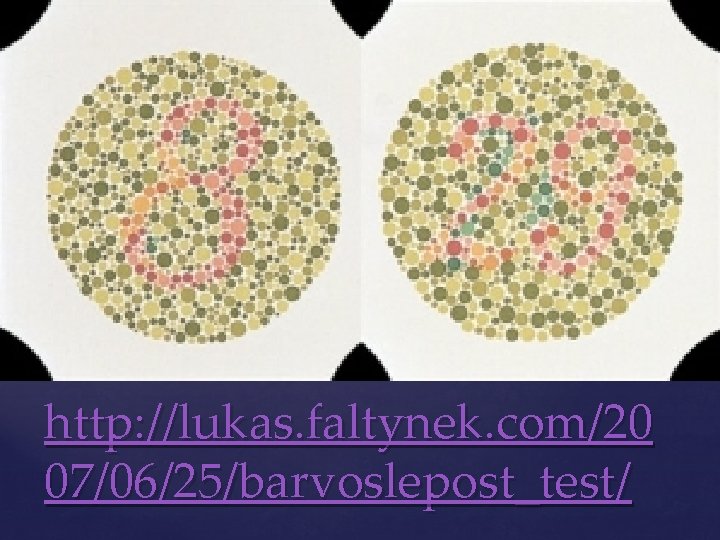 http: //lukas. faltynek. com/20 07/06/25/barvoslepost_test/ 