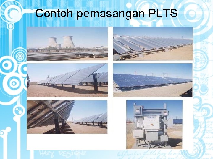 Contoh pemasangan PLTS 