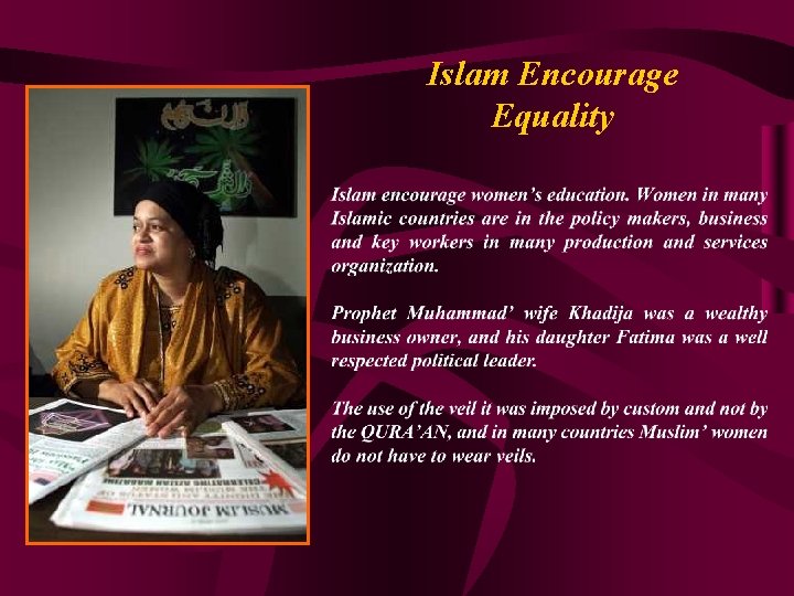 Islam Encourage Equality 