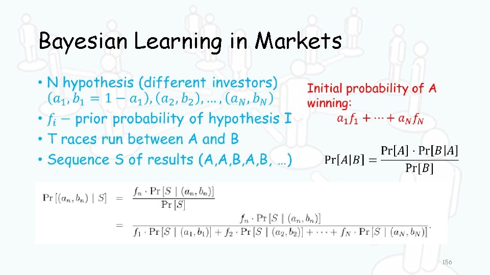 Bayesian Learning in Markets • 156 