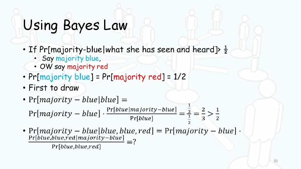 Using Bayes Law • 91 