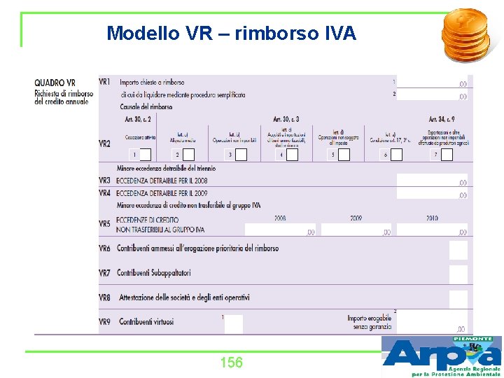 Modello VR – rimborso IVA 156 