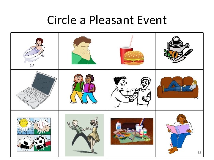 Circle a Pleasant Event 58 
