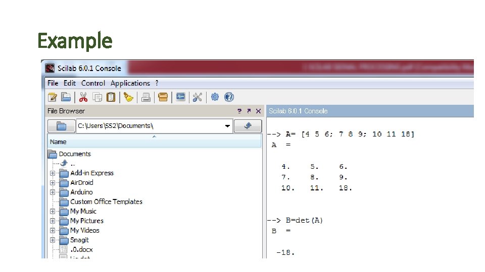 Example 