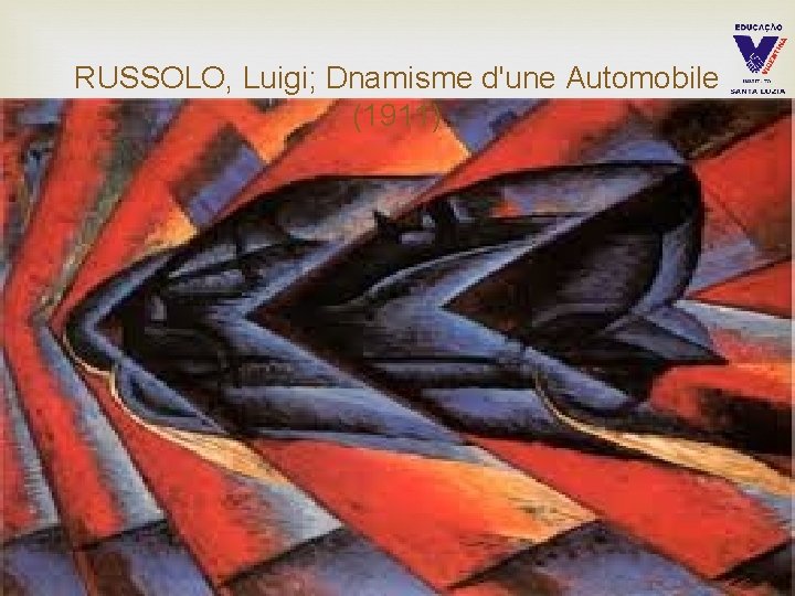 RUSSOLO, Luigi; Dnamisme d'une Automobile (1911) 