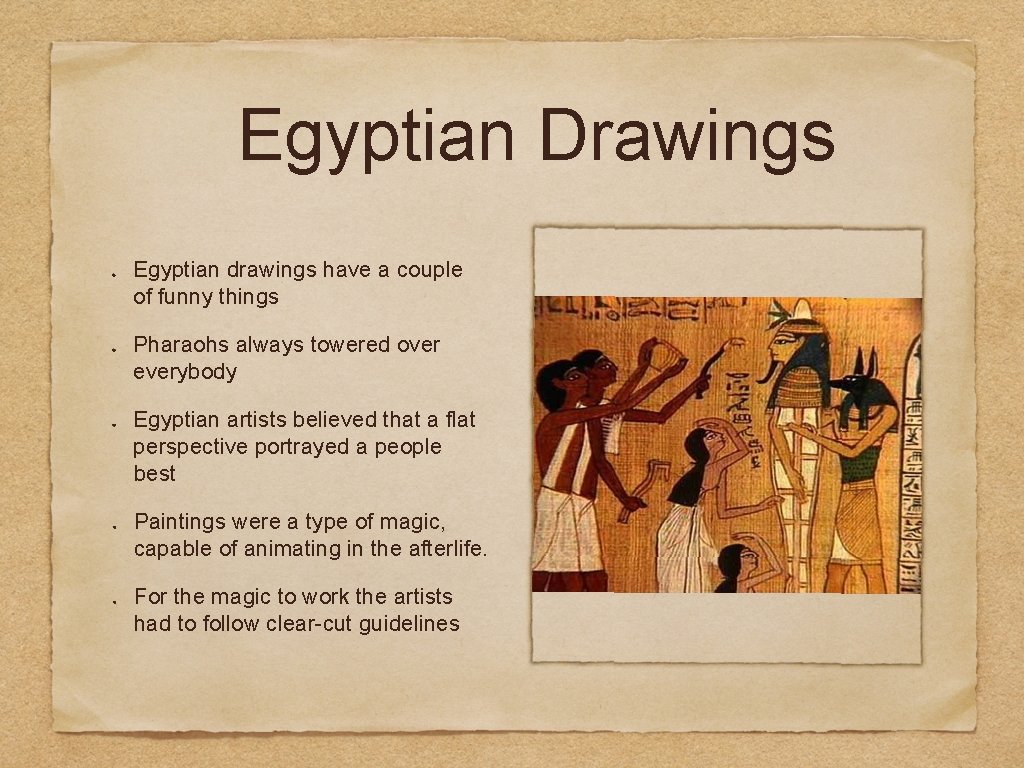 Egyptian Drawings Egyptian drawings have a couple of funny things Pharaohs always towered over