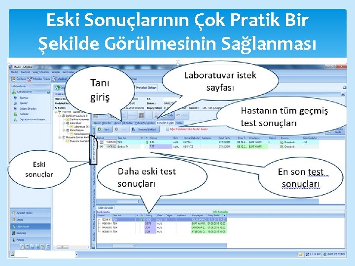 Eski Sonuçlarının Çok Pratik Bir Şekilde Görülmesinin Sağlanması 