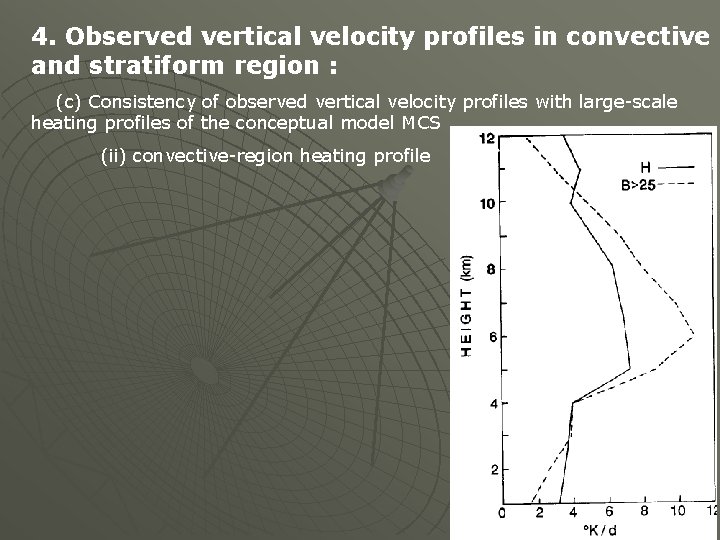 4. Observed vertical velocity profiles in convective and stratiform region : (c) Consistency of