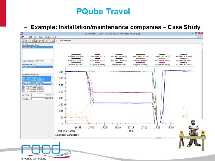 PQube Travel – Example: Installation/maintenance companies – Case Study 